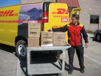 DHL picks up first shipment